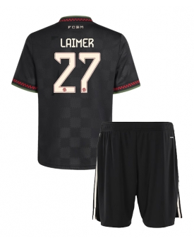 Billige Fotballdrakt Bayern Munich Konrad Laimer #27 Replika Tredjedraktsett Barn 2025-26 Kortermet (med bukser)